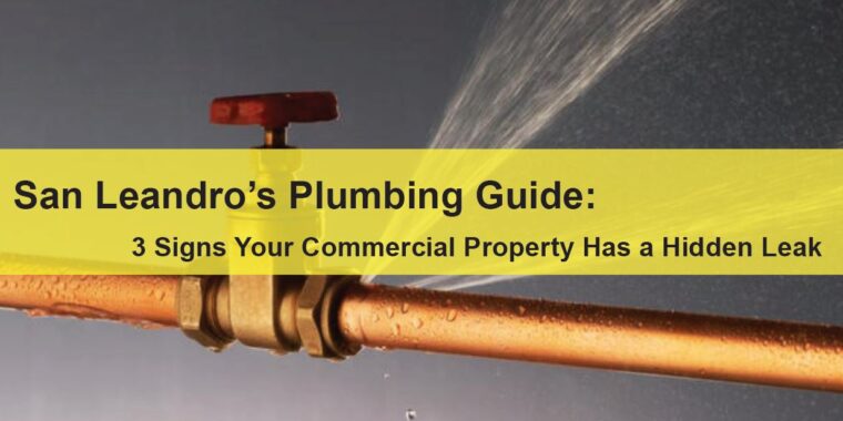 San Leandro Commercial Plumbing Services San Leandro’s Plumbing Guide 3 Signs Your Commercial Property Has a Hidden Leak LIGHTING | ELECTRICAL | PLUMBING | MECHANICAL Northern California | Sacramento |  Auburn |  San Francisco | Bay Area | Reno